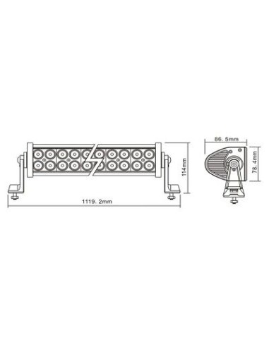 Panel LED 80 x LED