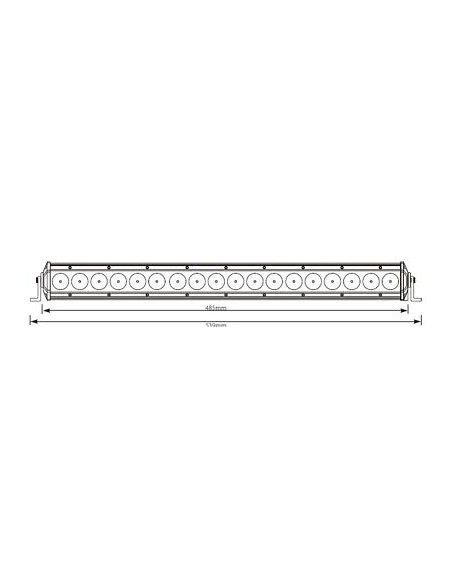 Panel LED 18 x LED combo