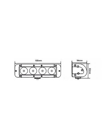 Panel LED 4 x LED