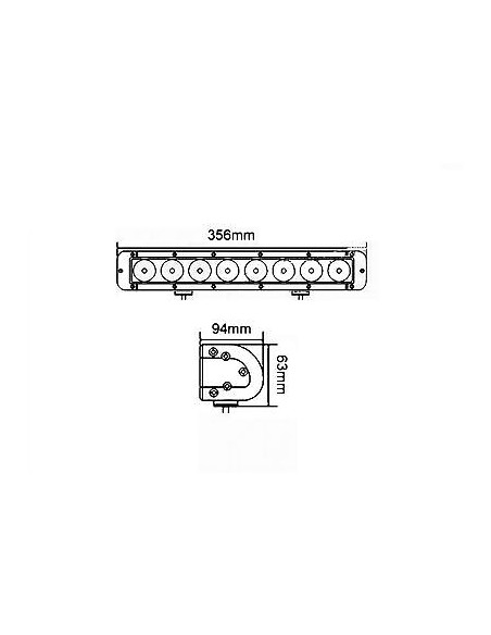 Panel LED 8 x LED