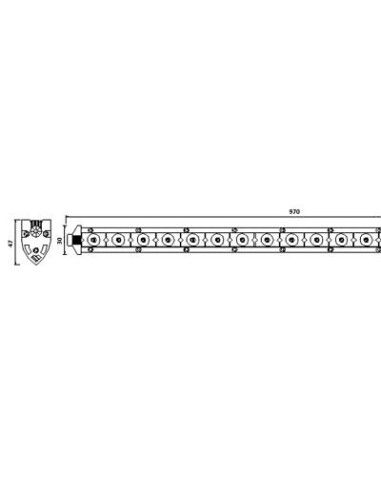 Panel LED 36 x LED