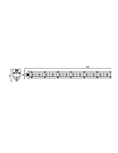 Panel LED 36 x LED