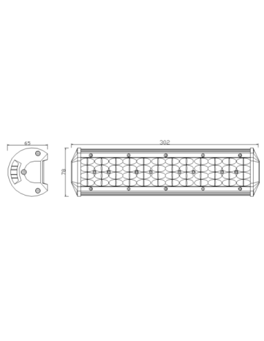 Panel LED 48 x LED