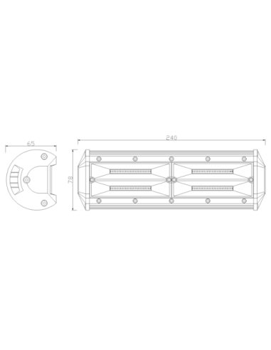 Panel LED 4 x COB