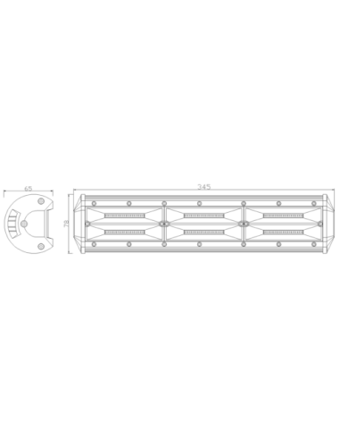 Panel LED 6 x COB
