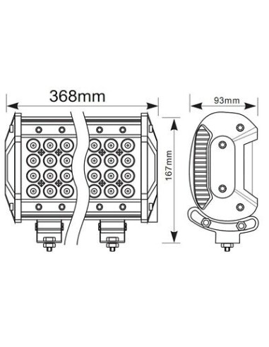 Panel LED 60 x LED quad KMR5