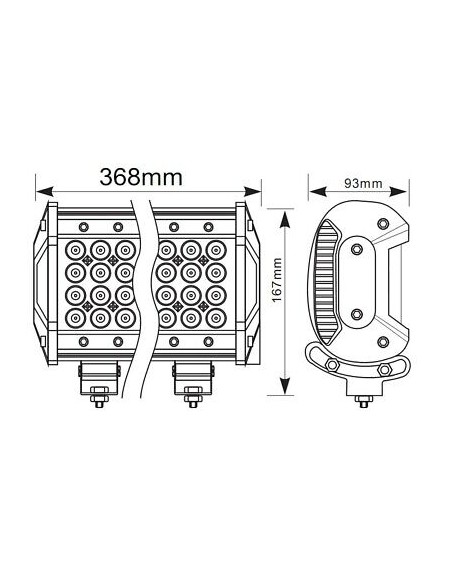 Panel LED 60 x LED quad KMR5