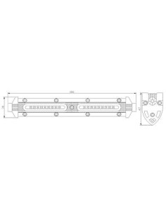 Panel LED 18 x LED spot KMR17 2