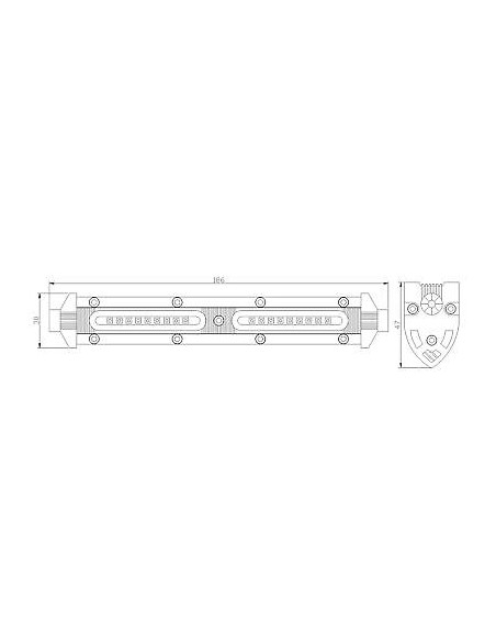 Panel LED 18 x LED spot KMR17