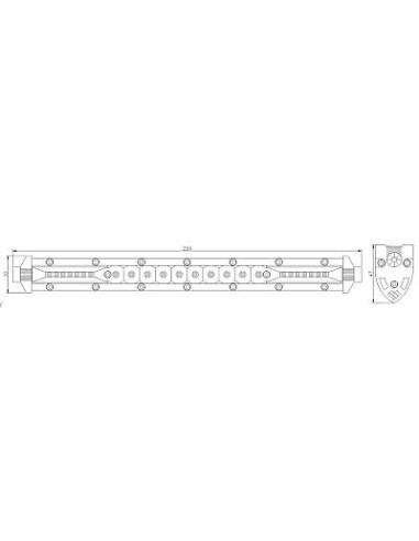 Panel LED 24 x LED spot