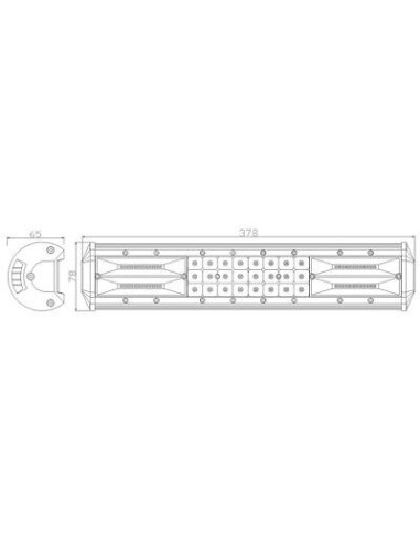 Panel LED 72 x LED
