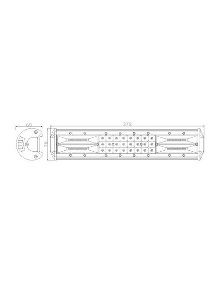Panel LED 72 x LED