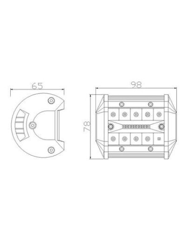 Panel LED 20 x LED