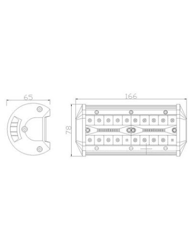 Panel LED 40 x LED