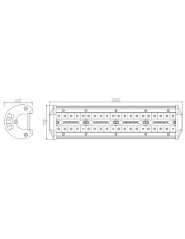 Panel LED 80 x LED