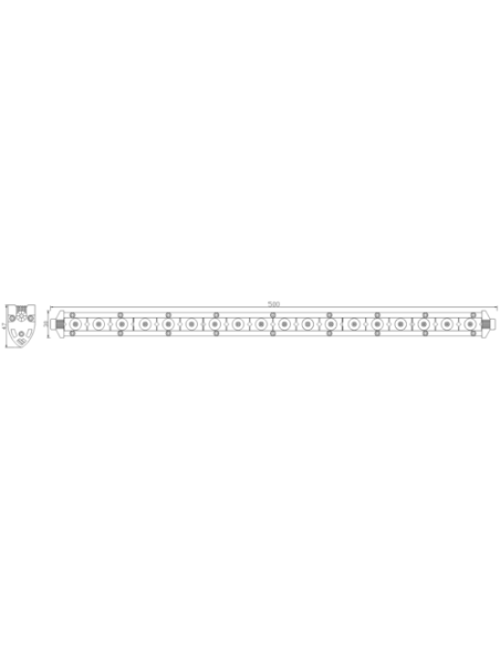 Panel LED 18 x LED