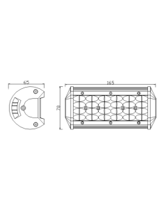 Panel LED 24 x LED 2