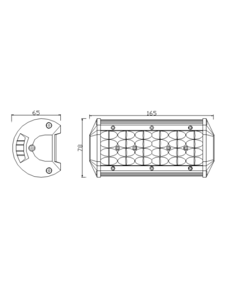 Panel LED 24 x LED