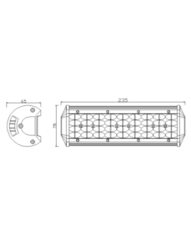 Panel LED 36 x LED KMR16