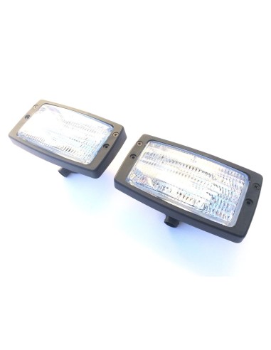 2x Arbeitsscheinwerfer Halogen Traktor Escort Ursus Pronar Fendt Farmer Favorit