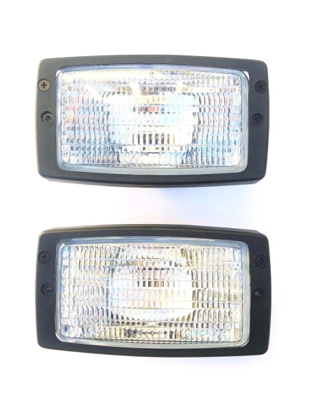 2x Arbeitsscheinwerfer Halogen Traktor Escort Ursus Pronar Fendt Farmer Favorit