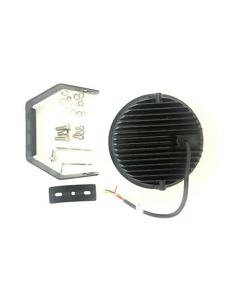 Arbeitsscheinwerfer mit LED RING Positionslicht Zusatzscheinwerfer Rund Off-Road
