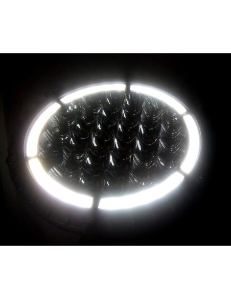Arbeitsscheinwerfer mit LED RING Positionslicht Zusatzscheinwerfer Rund Off-Road