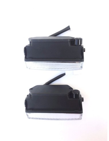 2x Arbeitsscheinwerfer Halogen Zusatzscheinwerfer 12V LKW Traktor Bagger Stapler