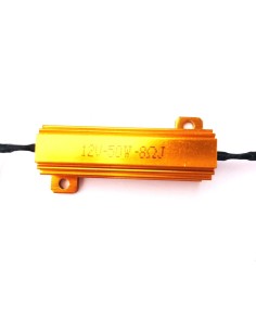 2x Widerstände 12V 50W 8Ω Ohm Lastwiderstand & Kabelklemmen für LED Rückleuchte 2