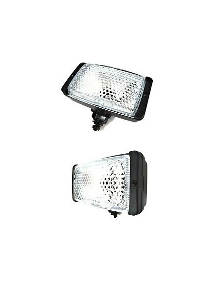 2x Arbeitsscheinwerfer Zusatzscheinwerfer 12V 24V H3 Halogen Traktor LKW Bagger