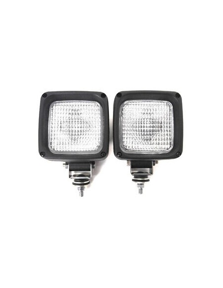 2x Arbeitsscheinwerfer 12V 24V H3 Halogen Traktor LKW Bagger Zusatzscheinwerfer