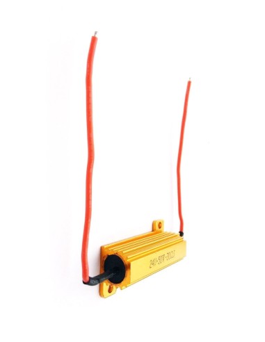 2x Widerstände 24V 50W 30Ω Ohm Lastwiderstand m. Kabelklemmen f. LED Rückleuchte