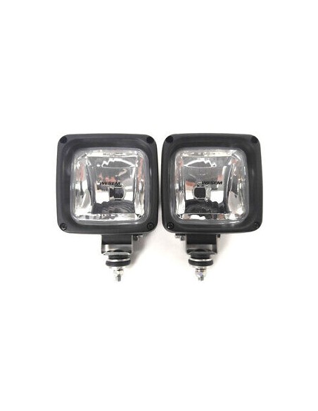 2x Arbeitsscheinwerfer Arbeitsleuchte H3 Halogen 12V 24V Traktor Zusatzscheinwer
