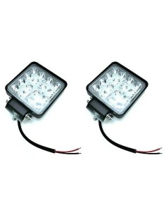 2x 16 LEDs Arbeitsscheinwerfer Arbeitslampe Traktor Bagger Trailer LKW Off-Road