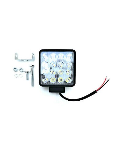 2x 16 LEDs Arbeitsscheinwerfer Arbeitslampe Traktor Bagger Trailer LKW Off-Road