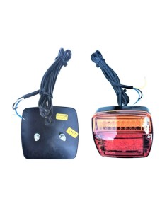 2x LED Rückleuchte Positionsleuchte Bremsleuchte Blinker Anhänger LKW PKW 12-24V