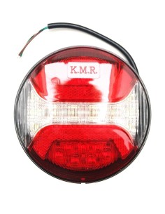 LED Rückleuchte Rund 122 Nebelschlussleuchte Rückfahrleuchte Anhänger LKW PKW 2