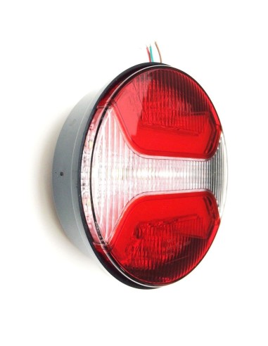2x LED Rückleuchte Rund 122 Bremslicht Positionslicht Blinker Anhänger LKW PKW