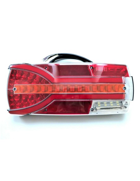 2x 7 Funktionen LED Rückleuchte E9 12V 24V IP68 für BUS Trailer LKW PKW Anhänger
