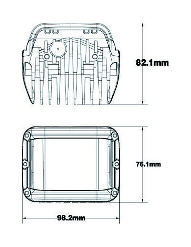 LED Arbeitslampe CUBE - 2er Set