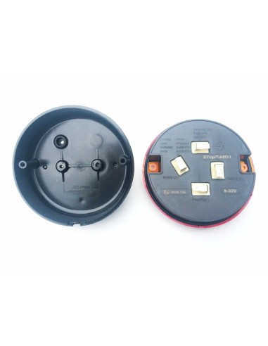 8x LED Rückleuchte Rund 140 Nebelschlußleuchte Rückfahrleuchte Blinker Anhänger