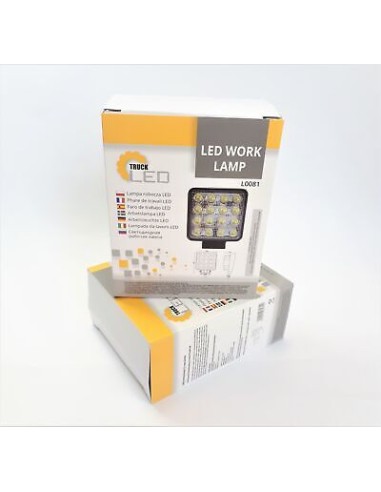 LED - Arbeitsleuchte 16x LED - Quadrat