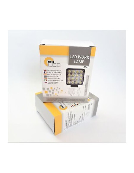 LED - Arbeitsleuchte 16x LED - Quadrat