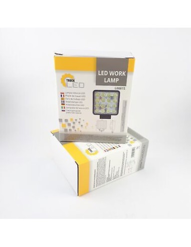 LED - Arbeitsleuchte 16x Quadrat Spot LED