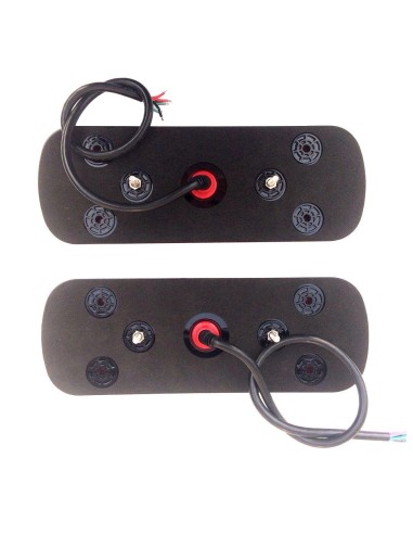 2x LED Rückleuchte PKW LKW Anhänger dynamische Blinker 280x100x30 64 LEDs E9