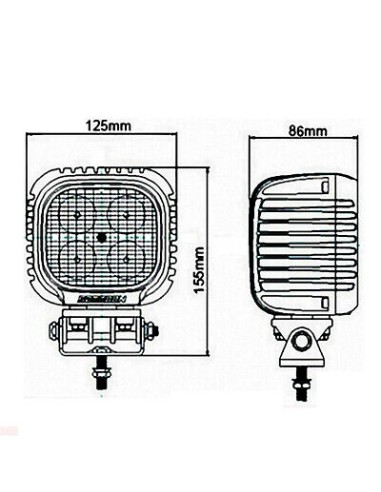 LED - Arbeitsleuchte LED 4x