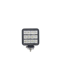 LED-Arbeitsscheinwerfer 12x LED quadratisch mit Schalter 2