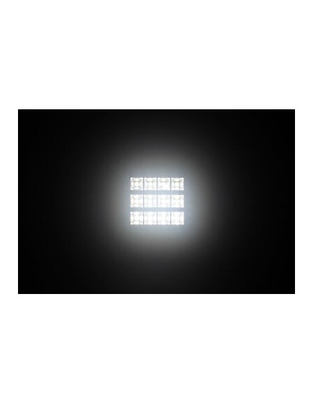 LED-Arbeitsscheinwerfer 12x LED quadratisch mit Schalter