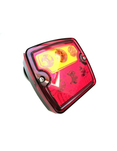 2x 3 Funktionen LED Rückleuchte E9 12V 24V für Trailer LKW PKW Anhänger Traktor