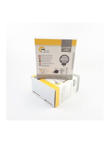 LED Arbeitsscheinwerfer 16x LED rund mit Schalter